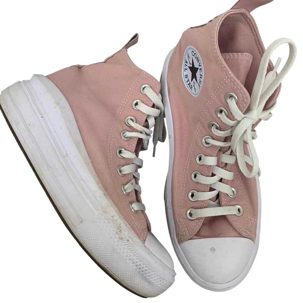 Converse Chuck Taylor All Star Lift Decade Pink High Top Platform Shoes Size 5
